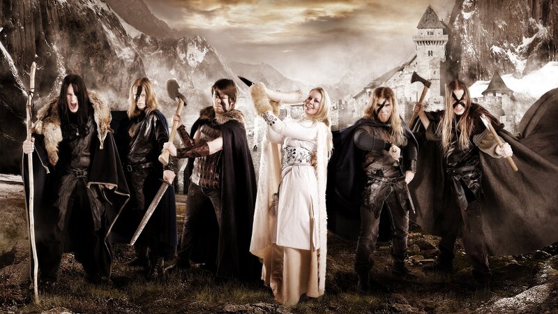 Medieval fantasy band portrait