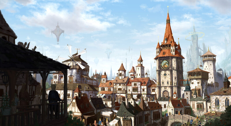 Medieval Fantasy Town