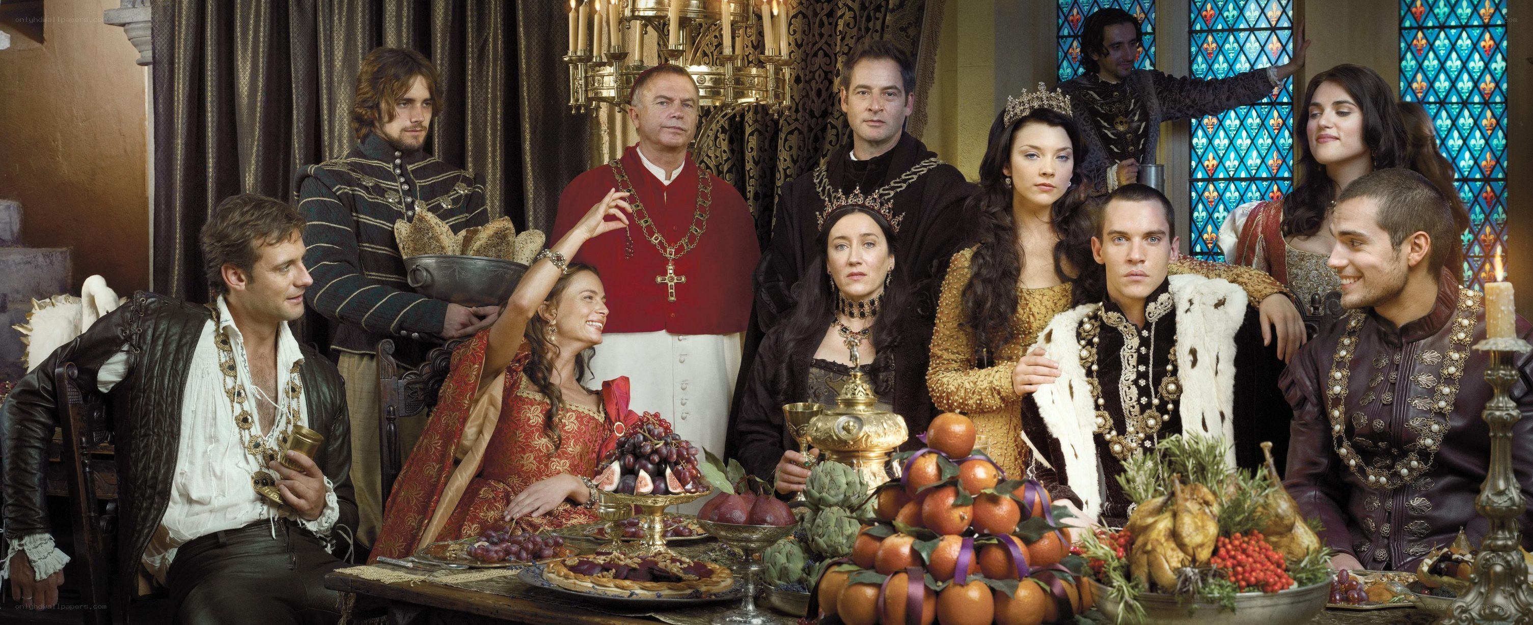 Medieval feast scene