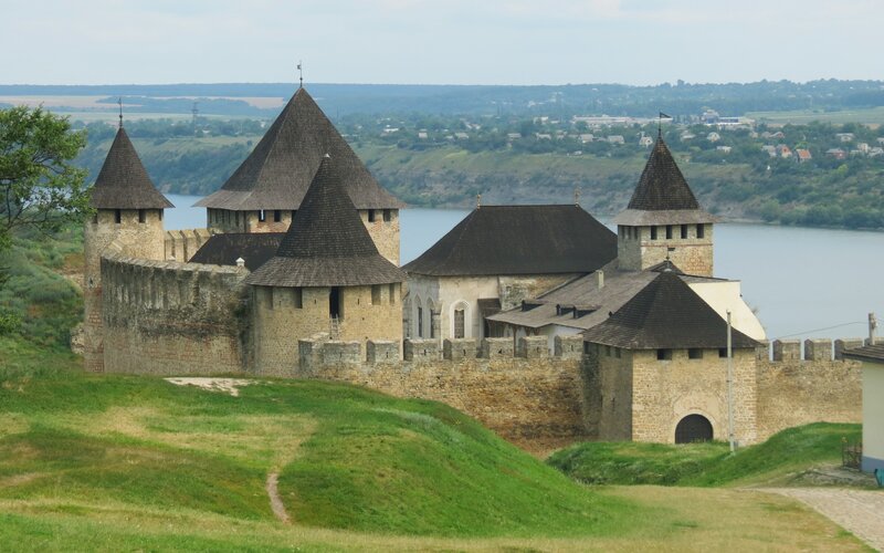 Medieval Fortress by River