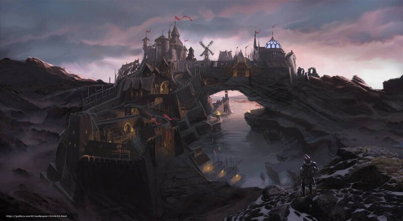Medieval fortress on a cliff