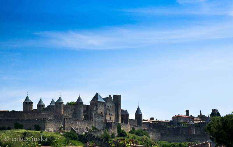 Medieval Fortress Walls — Blue