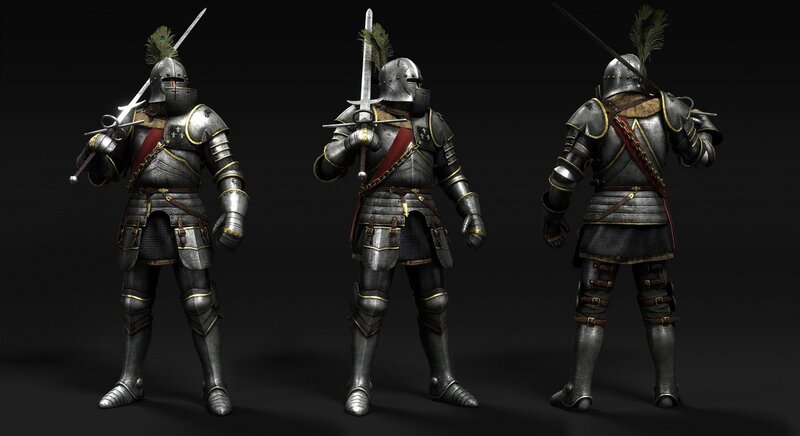 medieval knight armor set