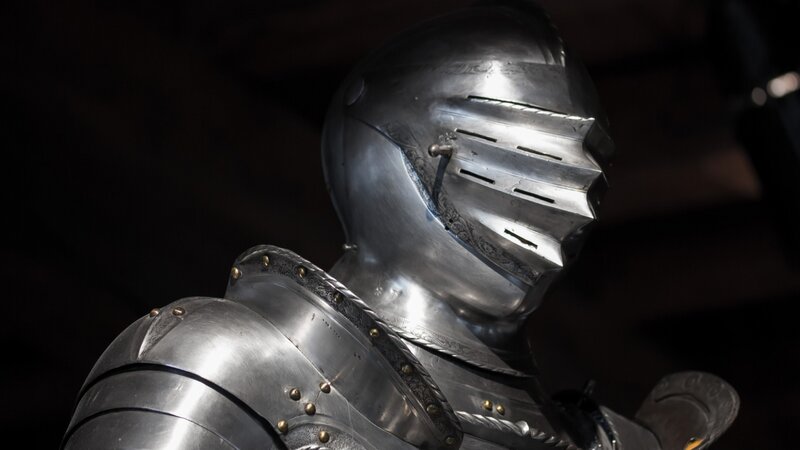 Medieval knight armor