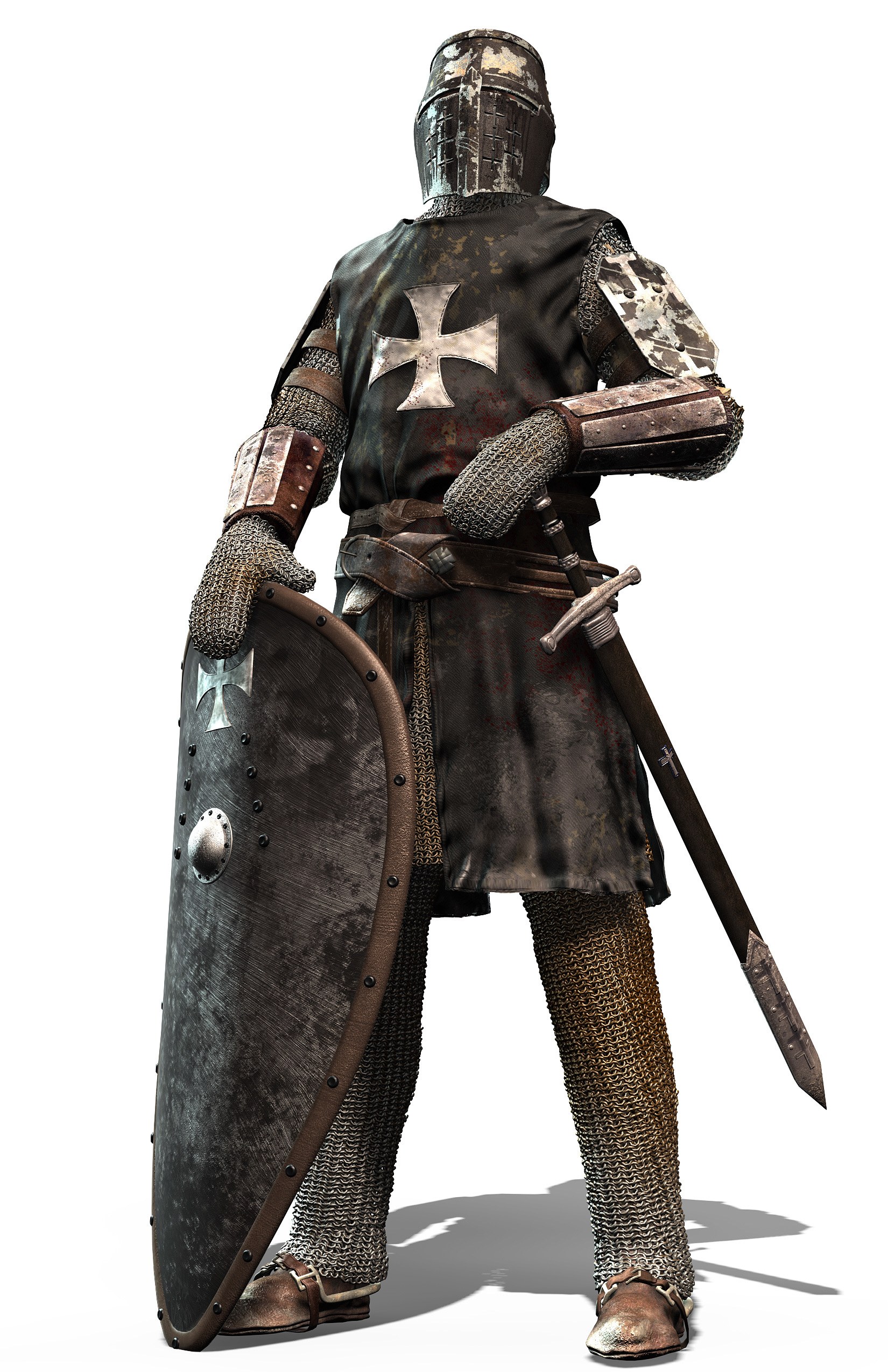 medieval knight in armor