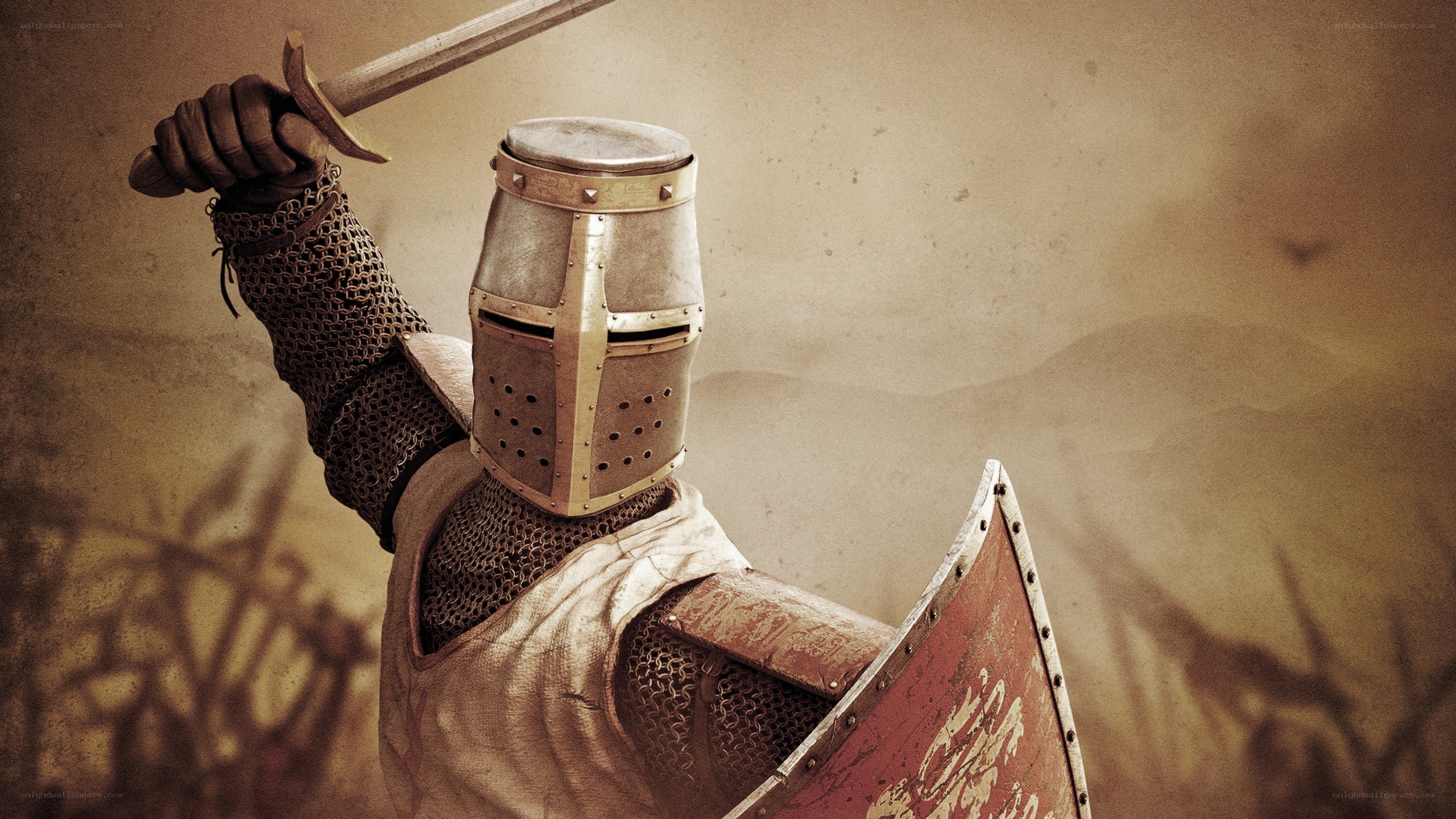 medieval knight in armor