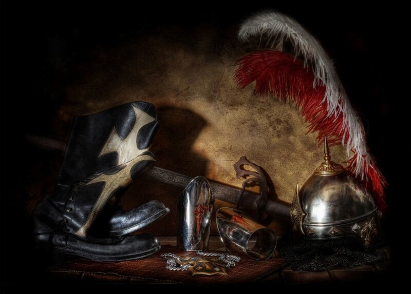 medieval knight's gear