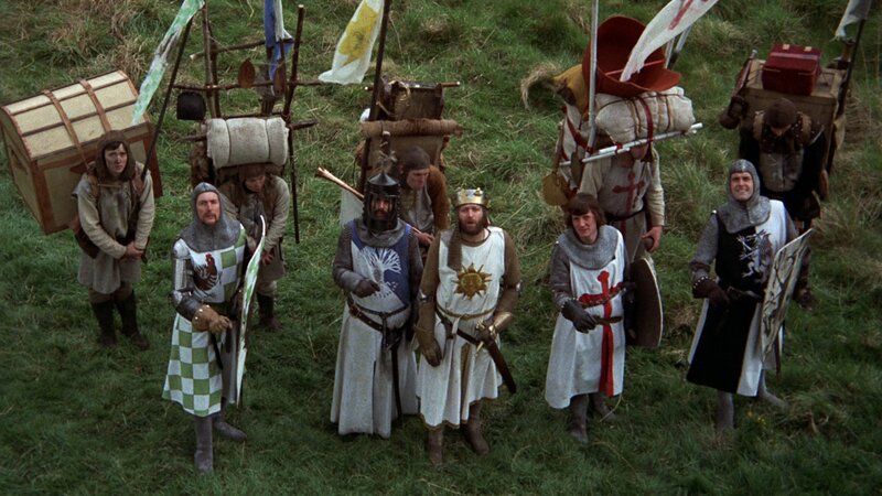 Medieval knights and soldiers