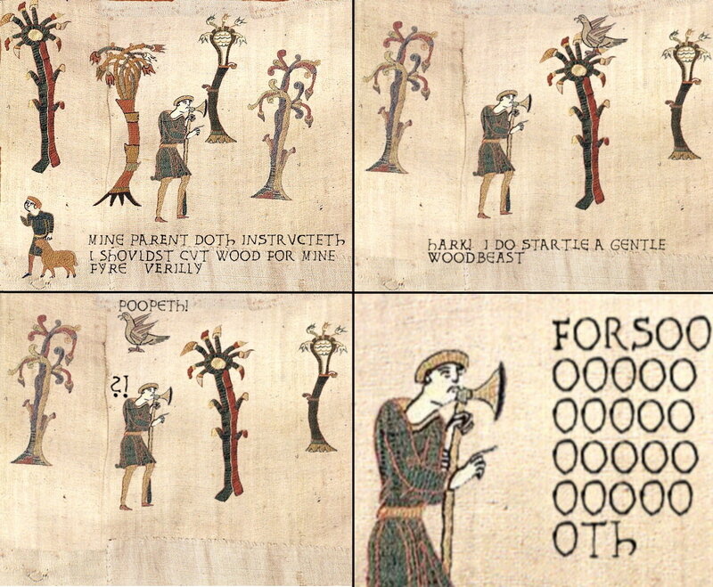 Medieval manuscript comic