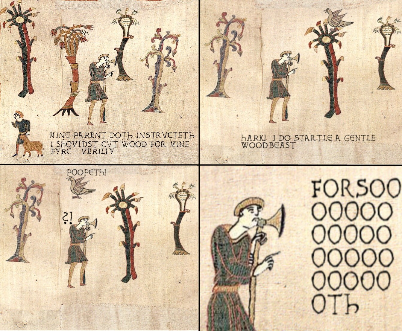 Medieval manuscript comic
