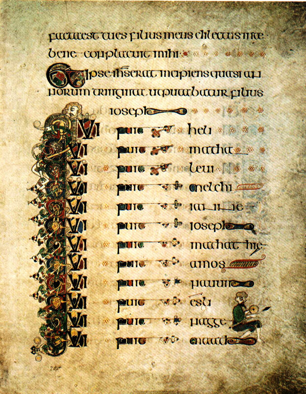 Medieval manuscript page