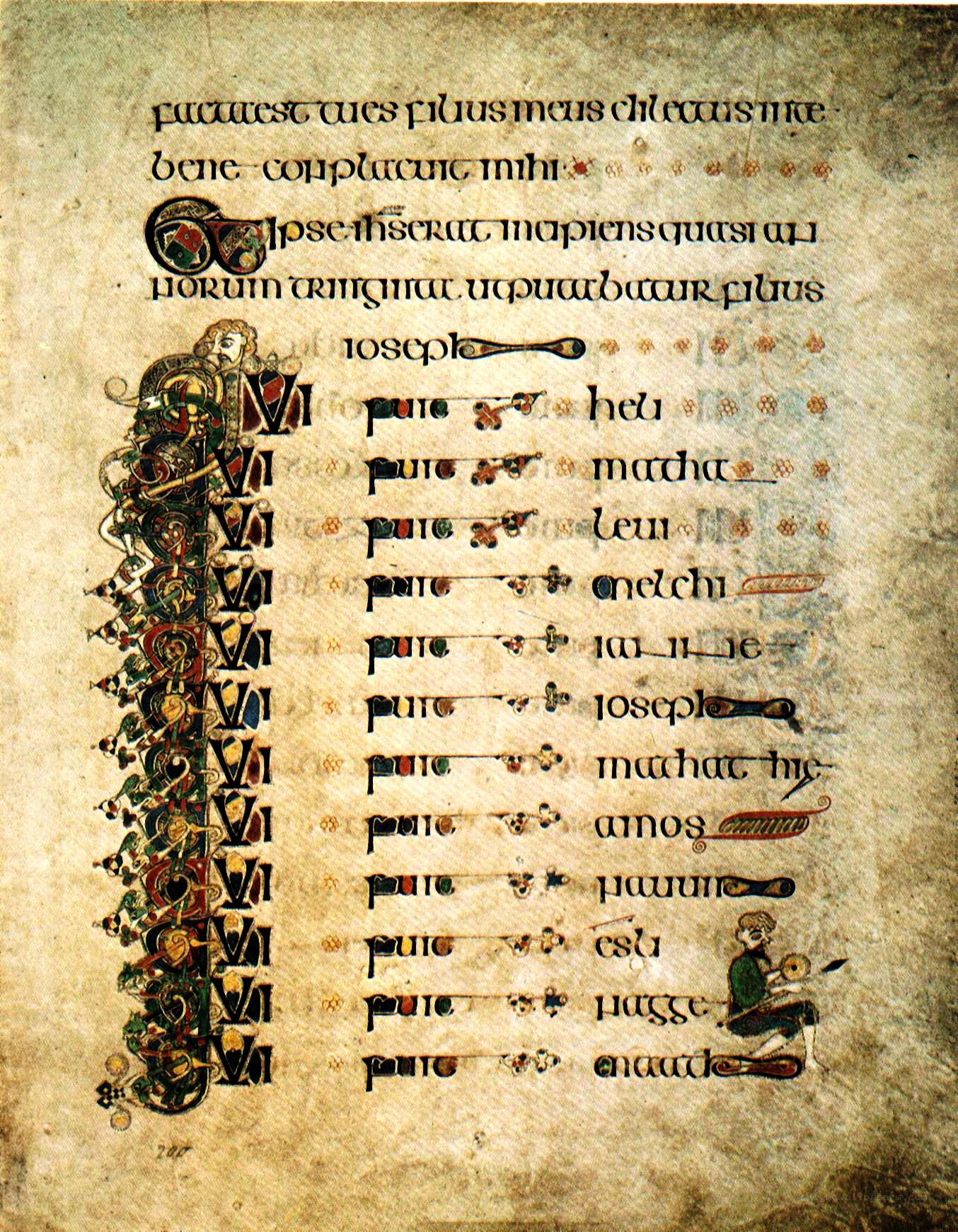 Medieval manuscript page