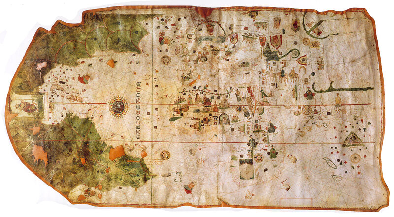 Medieval portolan chart