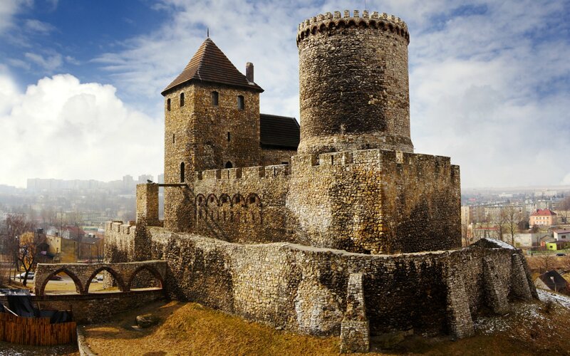 Medieval Stone Castle — Brown