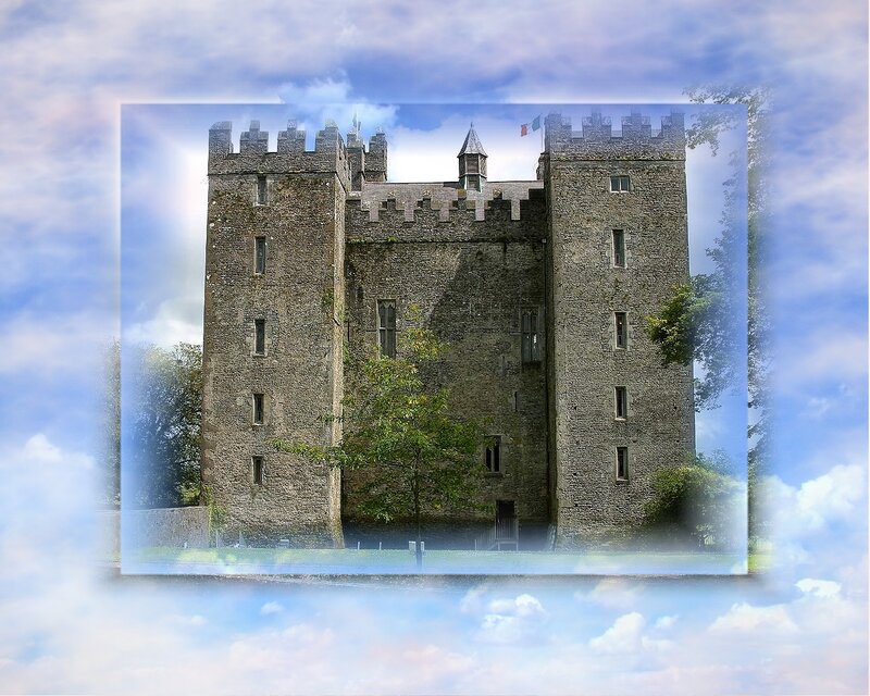 Medieval stone castle