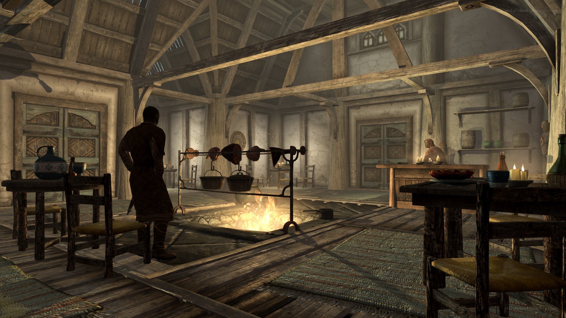medieval tavern interior
