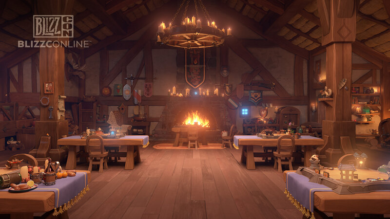 Medieval Tavern Interior — Brown, Cozy