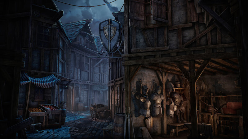 Medieval Town Alley