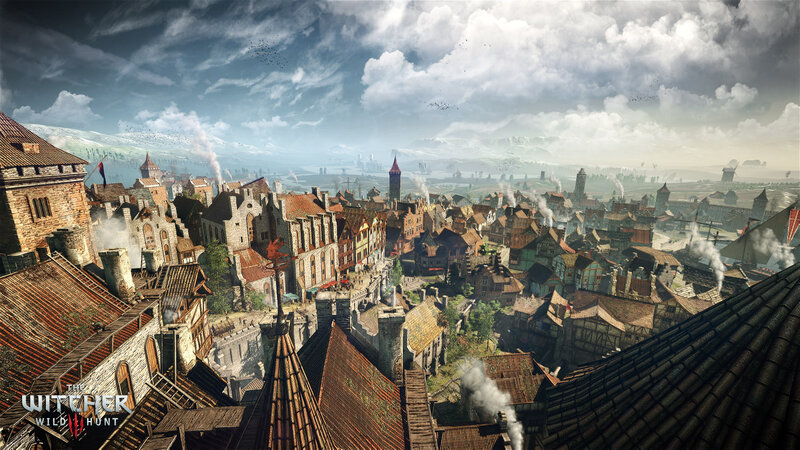 Medieval Town from Above