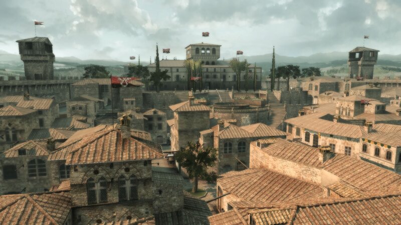 Medieval Town Rooftops