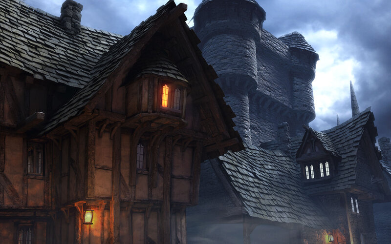 Medieval Village Buildings