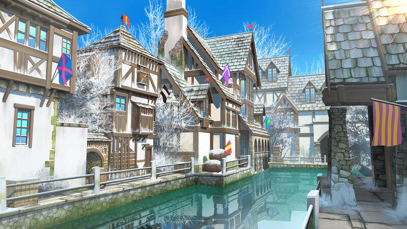 Medieval Village Canal