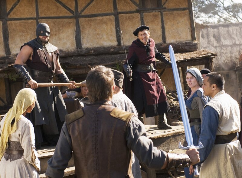 Medieval village confrontation