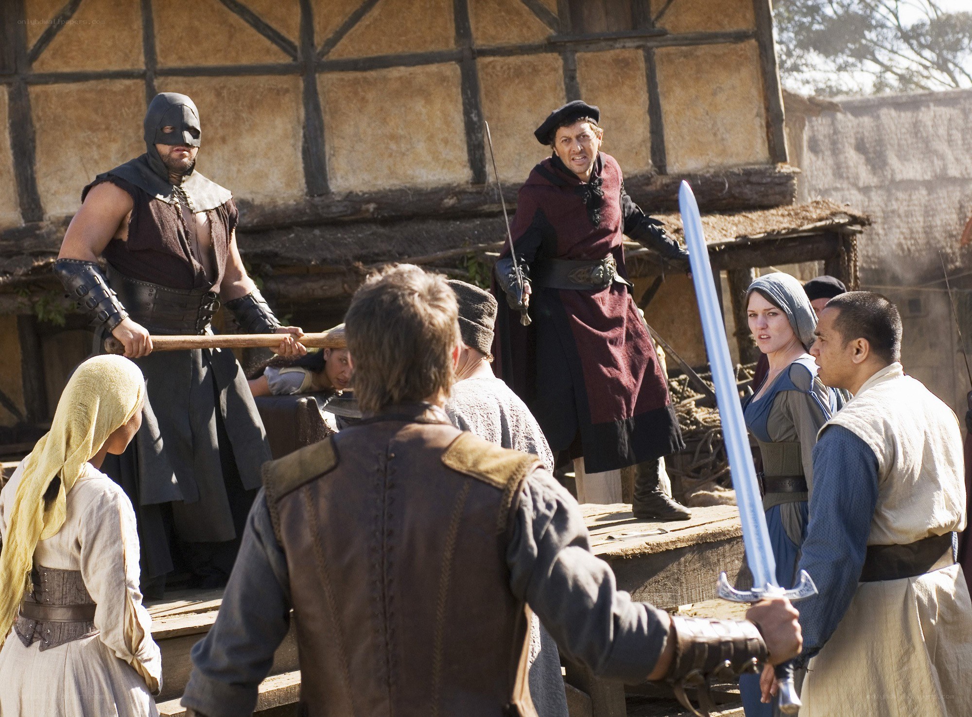 Medieval village confrontation