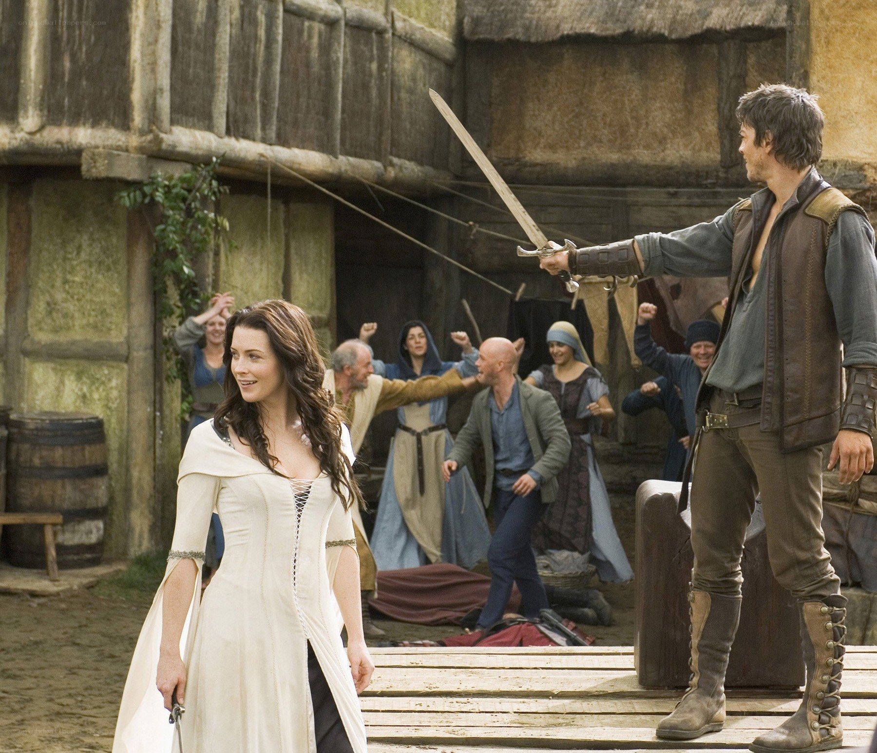 Medieval village confrontation