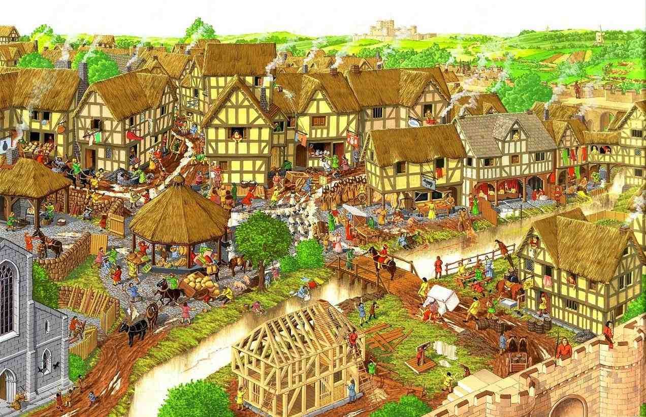 Medieval village life