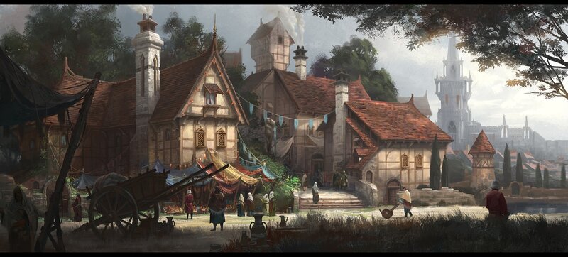 Medieval Village Market