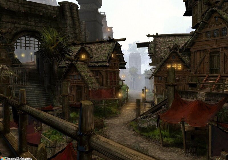 Medieval Village Street