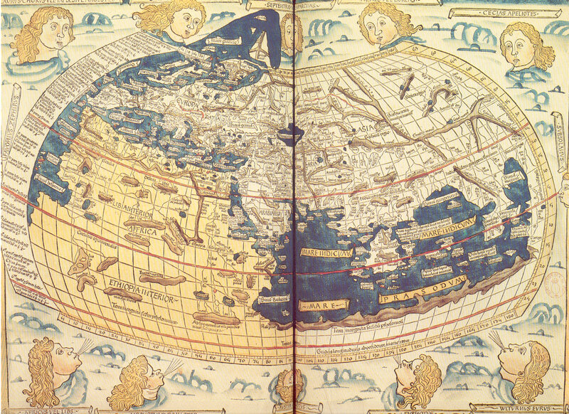 Medieval world map from the Fra Mauro map