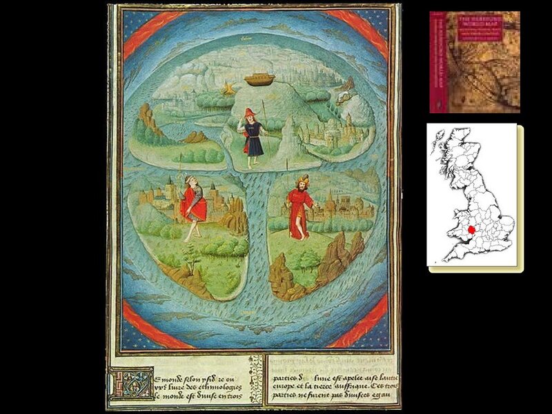 Medieval World Map Illustration