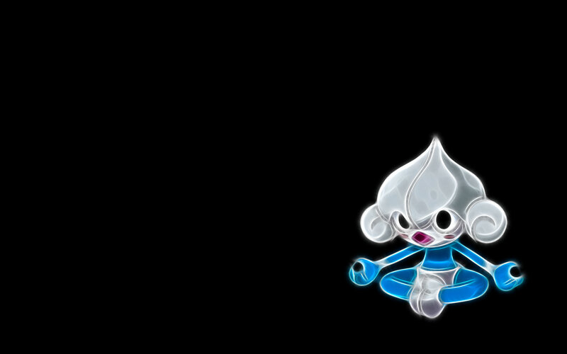Meditating Pokémon character