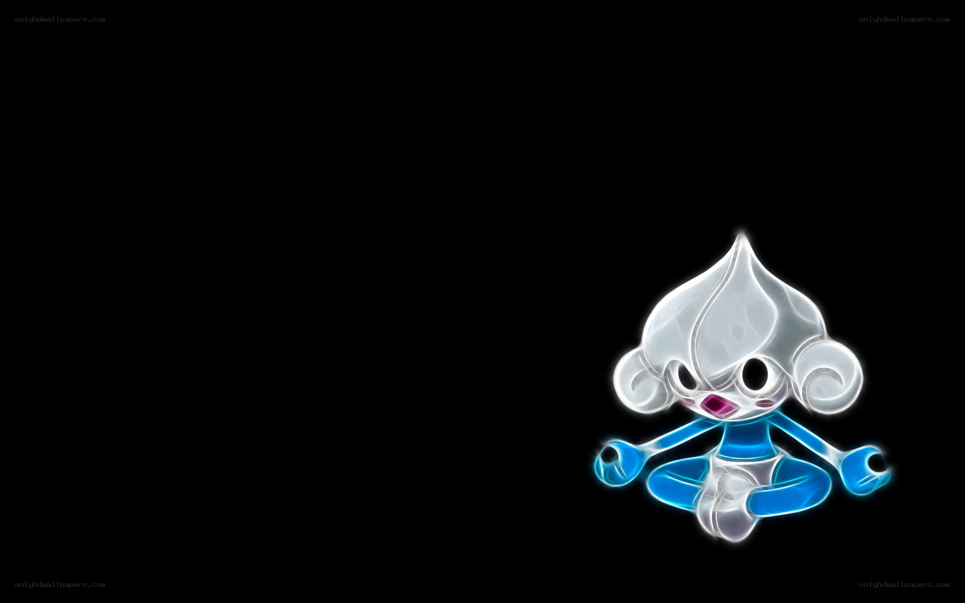 Meditating Pokémon character