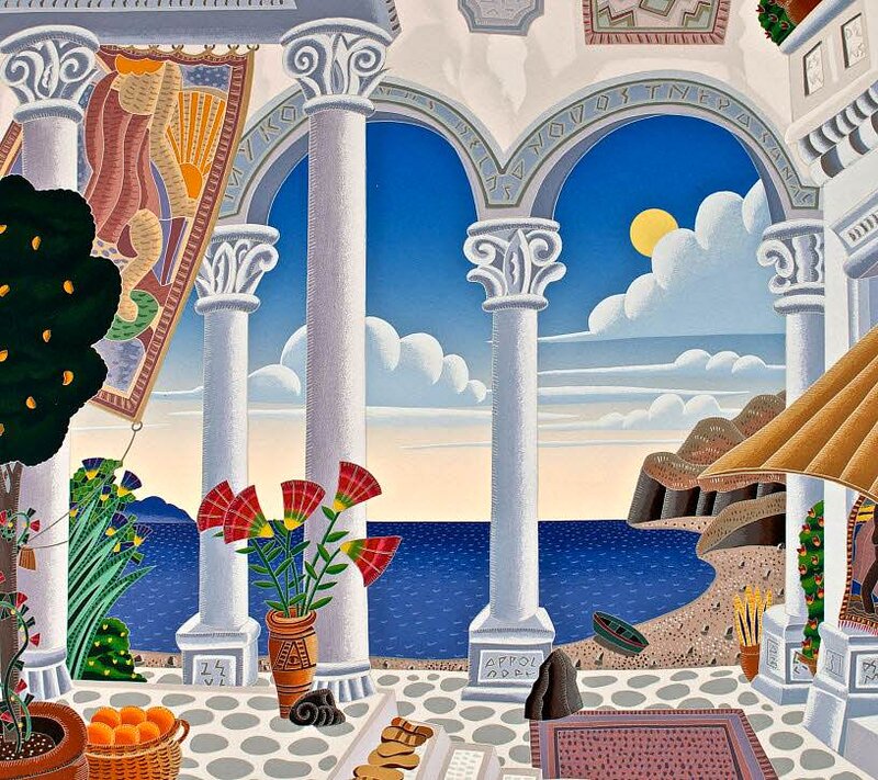Mediterranean Balcony View