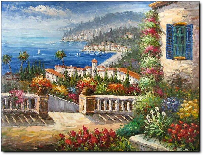 Mediterranean Coastal Village