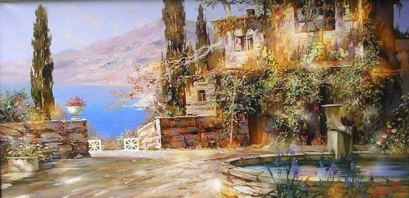 Mediterranean Villa by Sea