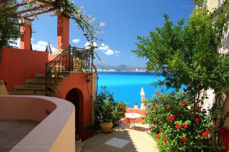 Mediterranean villa with sea view