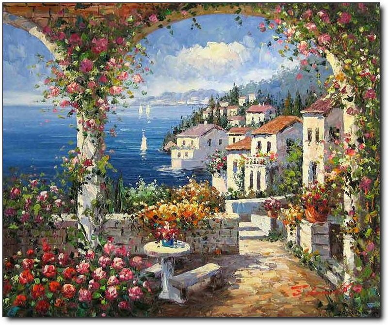 Mediterranean Village View