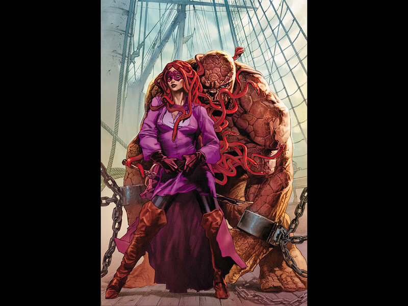 Medusa and Thing on Ship