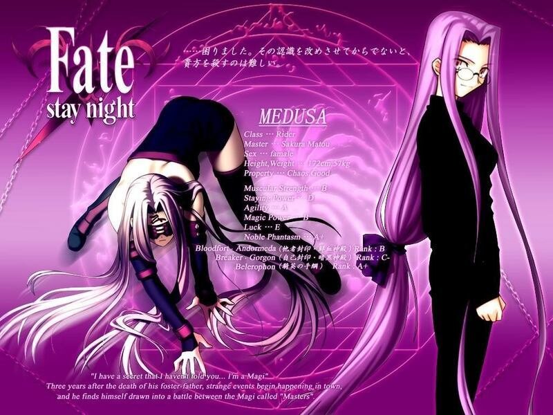 Medusa Character Art — Purple