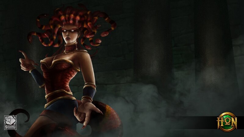 Medusa Character — Red