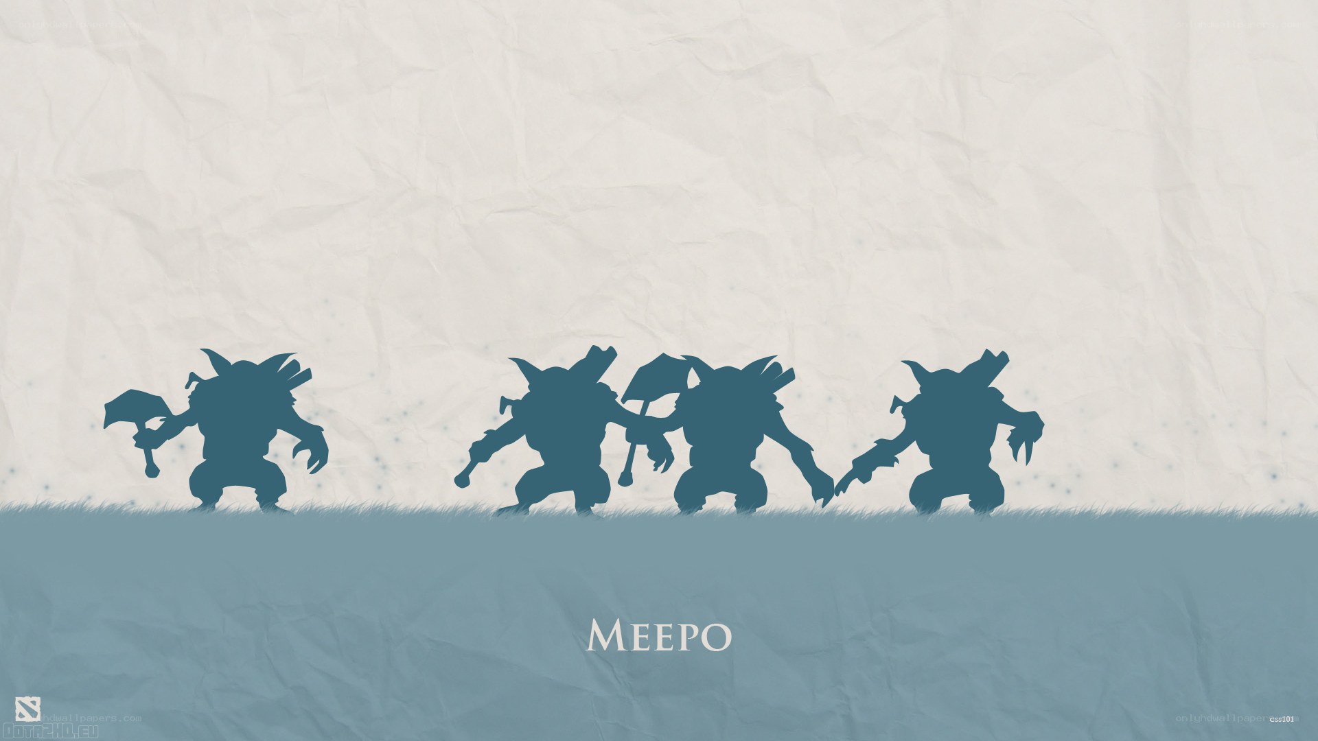 Meepo silhouettes wallpaper