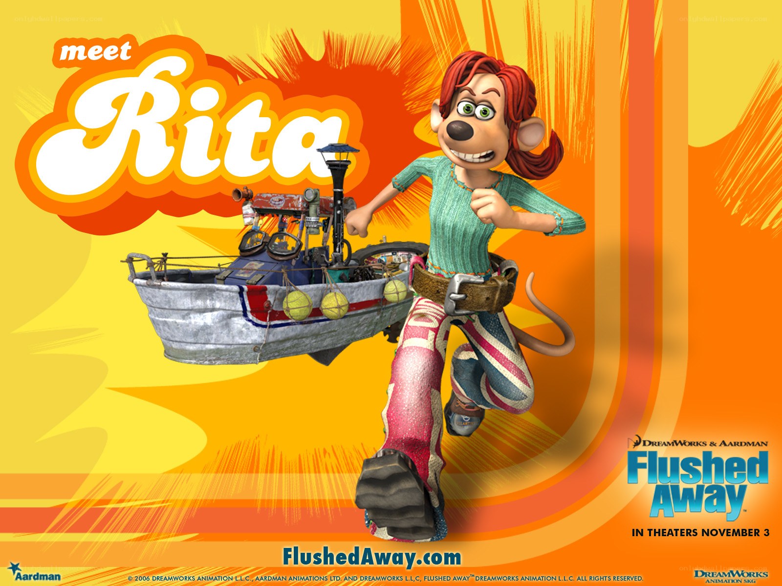 Meet Rita from Flushed Away