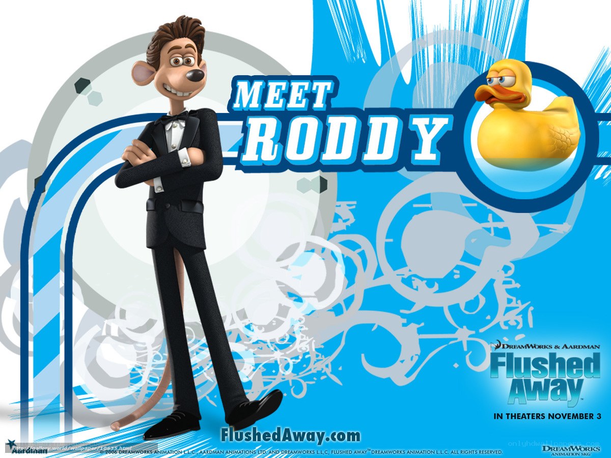 Meet Roddy from Flushed Away
