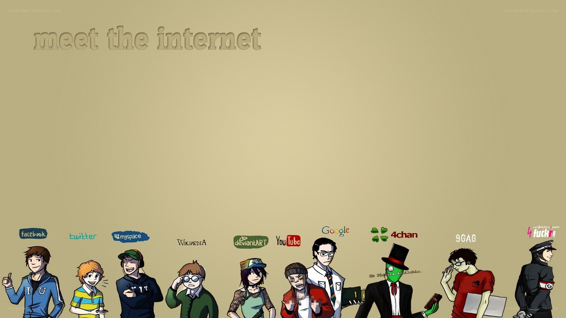 meet the internet characters