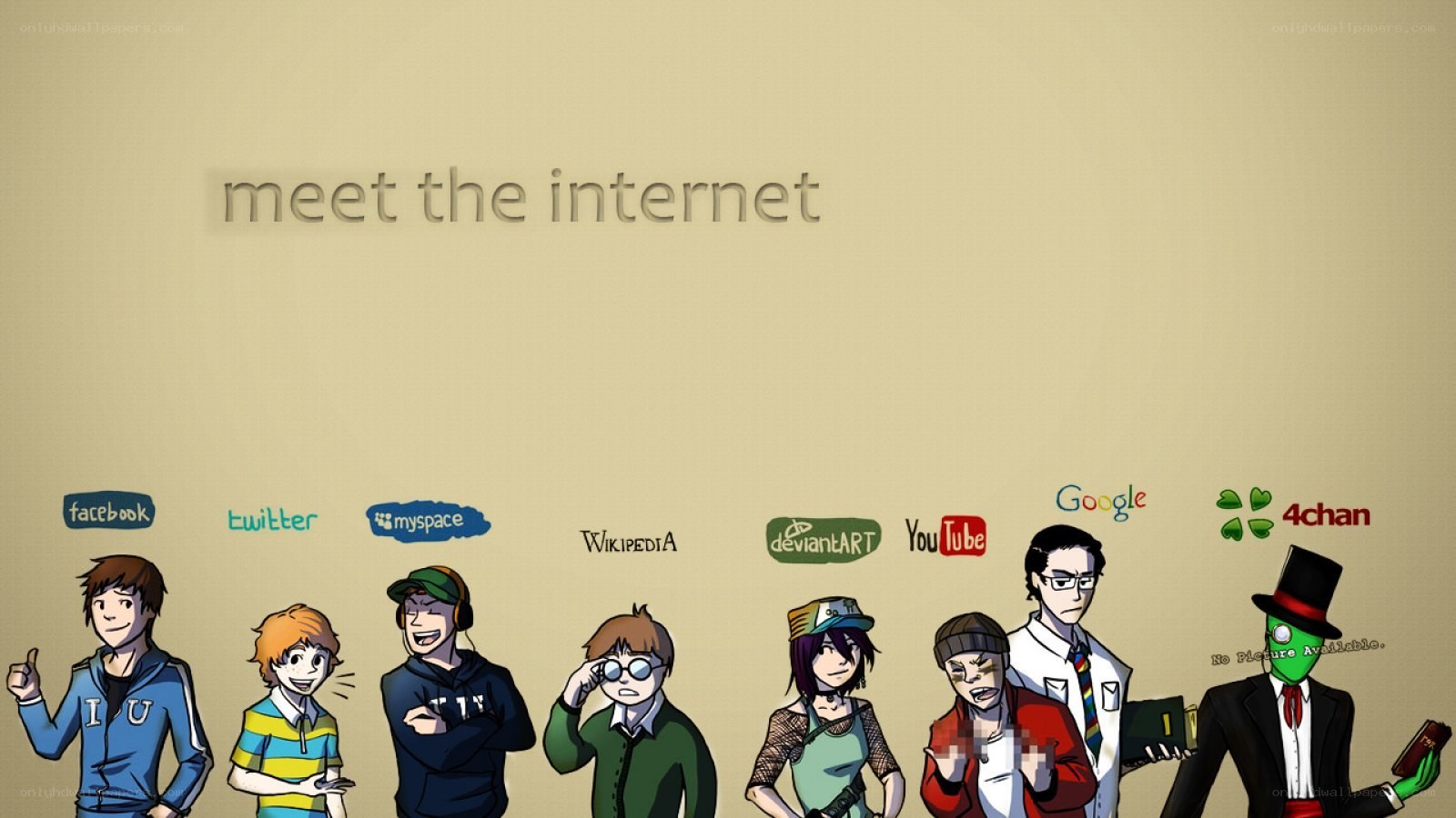 meet the internet characters