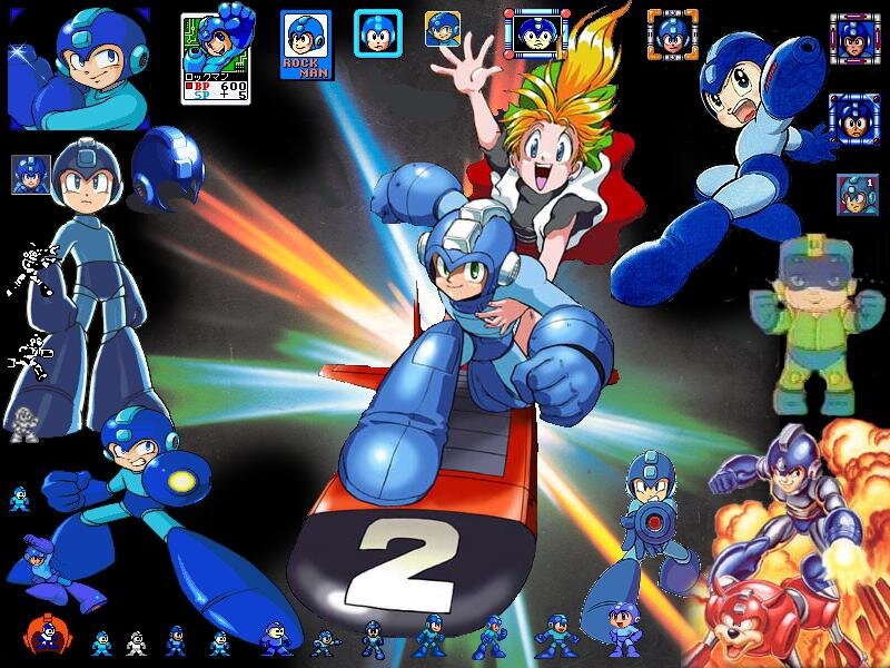 Mega Man 2 collage